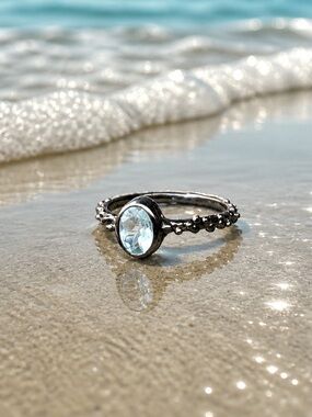 Blue Topaz Ring